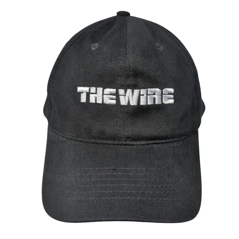 HBO The Wire TV Show Strapback Hat Black OSFA Embroidered Logo